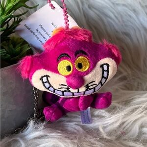 Disney Anime Alice in Wonderland Kawaii Cheshire Cat Toy Keychain